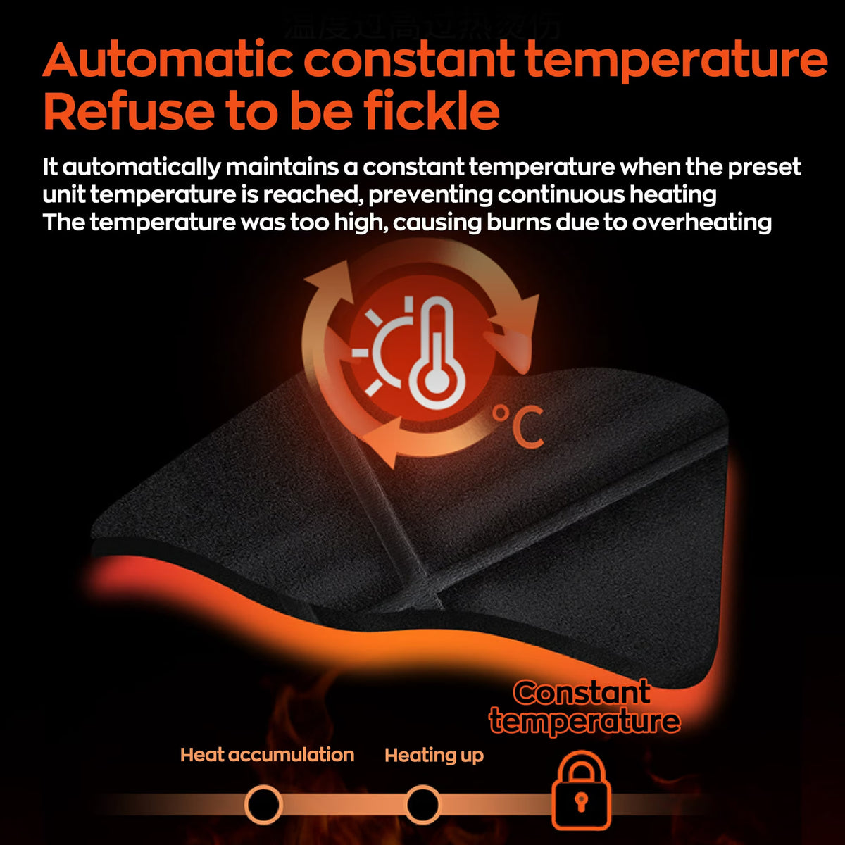 Car Seat Heater, Black Universal 12V Car Heated Seat Cushion, Cigarette Lighter Heated Seat Cushion, Temperature Adjustable, Fast Heating, Soft Warm Heating Pad for Most Auto (Driver)