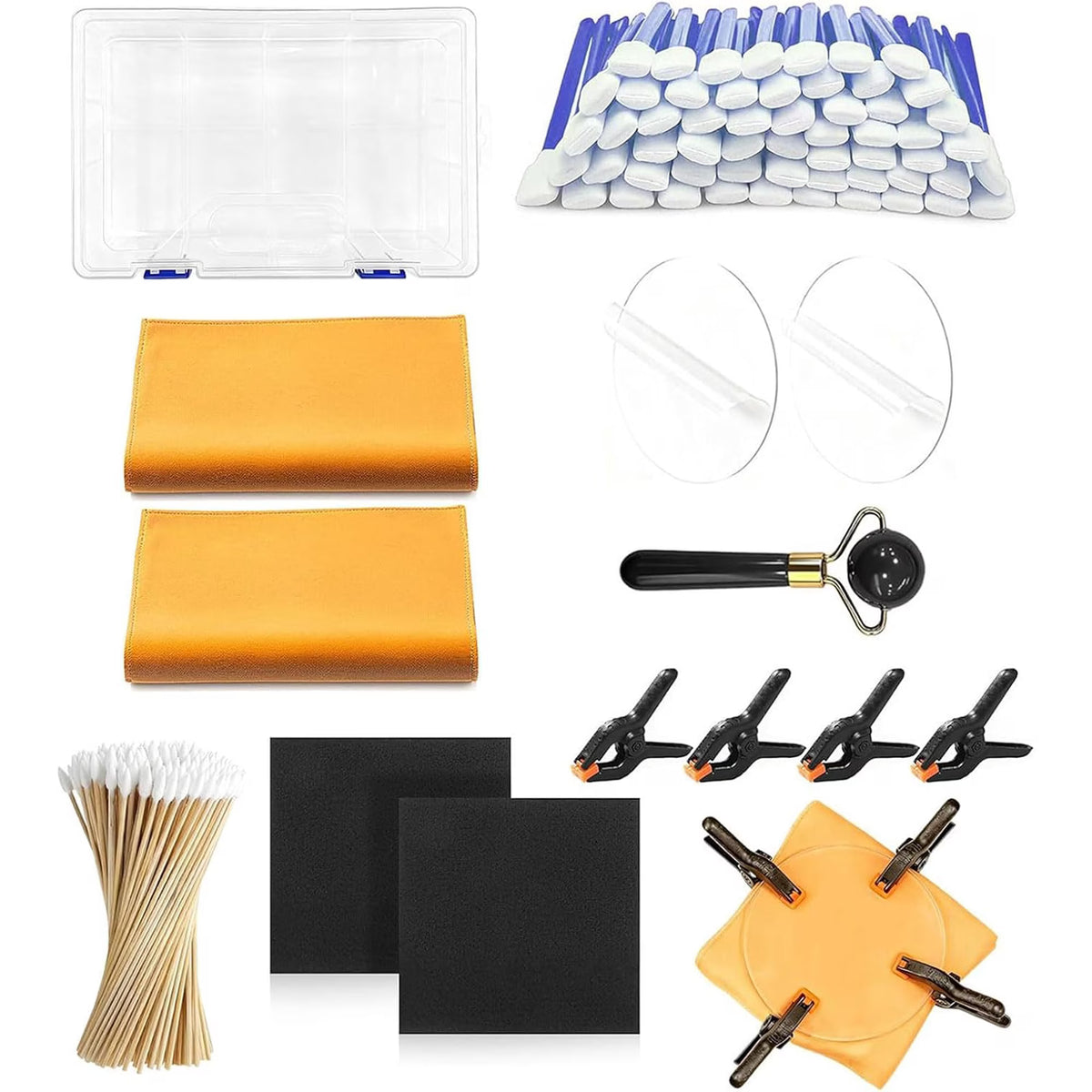 162‑Piece Comprehensive Card Care Kit for Collectors & Tournament Players – Multi‑Head Cleaning Tools for Sports, Trading & Gaming Cards
