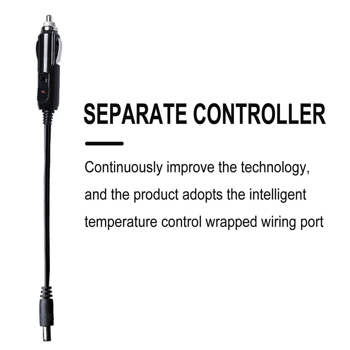 Car Seat Heater, 12V Portable Car Heating Pad, Cigarette Lighter Heated Seat Cushion, Fast Heating, Adjustable Temperature, Smart Stop, Universal Fit for Most Vehicles, Ideal for Winter Driving